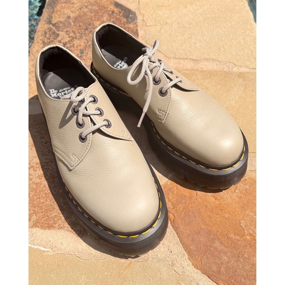 Dr. Martens 1461 Quad II Pisa Leather Warm Stone UK 8 US 9 M
